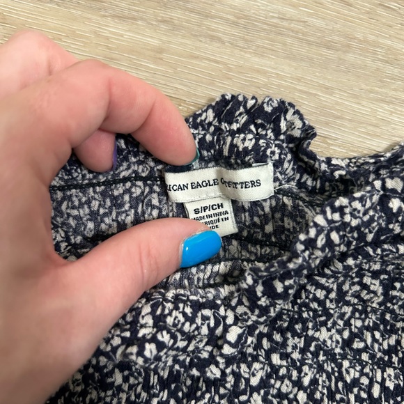 American Eagle Floral Tube Top - Picture 2 of 2